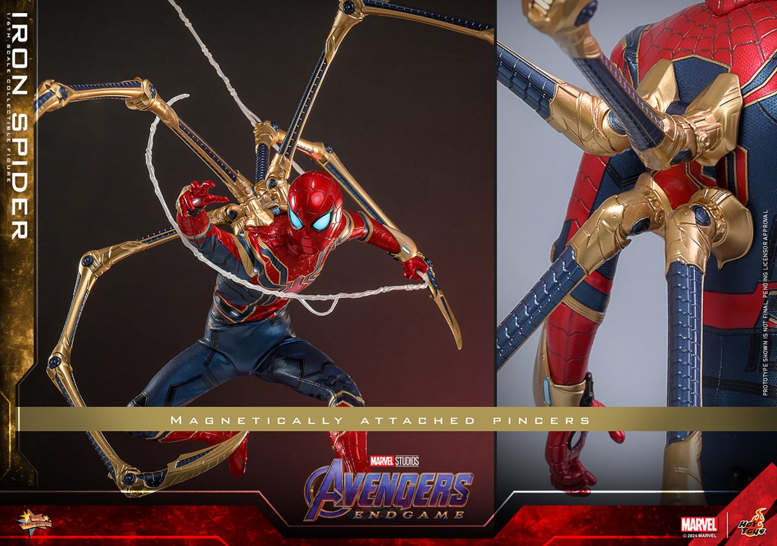 Figurine Hot Toys 1/6 Iron Spider - Spider-Man - Édition 2020