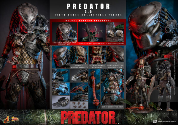 Predator (2.0) Deluxe Sixth Scale Figure by Hot Toys