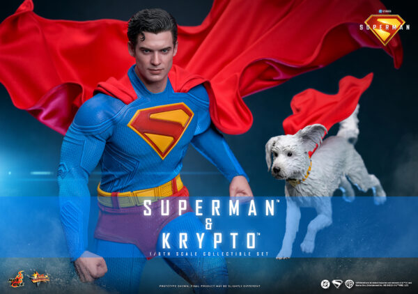 Superman™ & Krypto™ Sixth Scale Figure Set by Hot Toys - Imagen 2