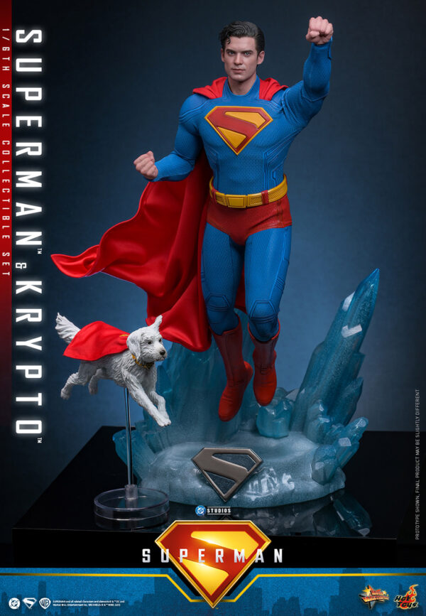 Superman™ & Krypto™ Sixth Scale Figure Set by Hot Toys - Imagen 4