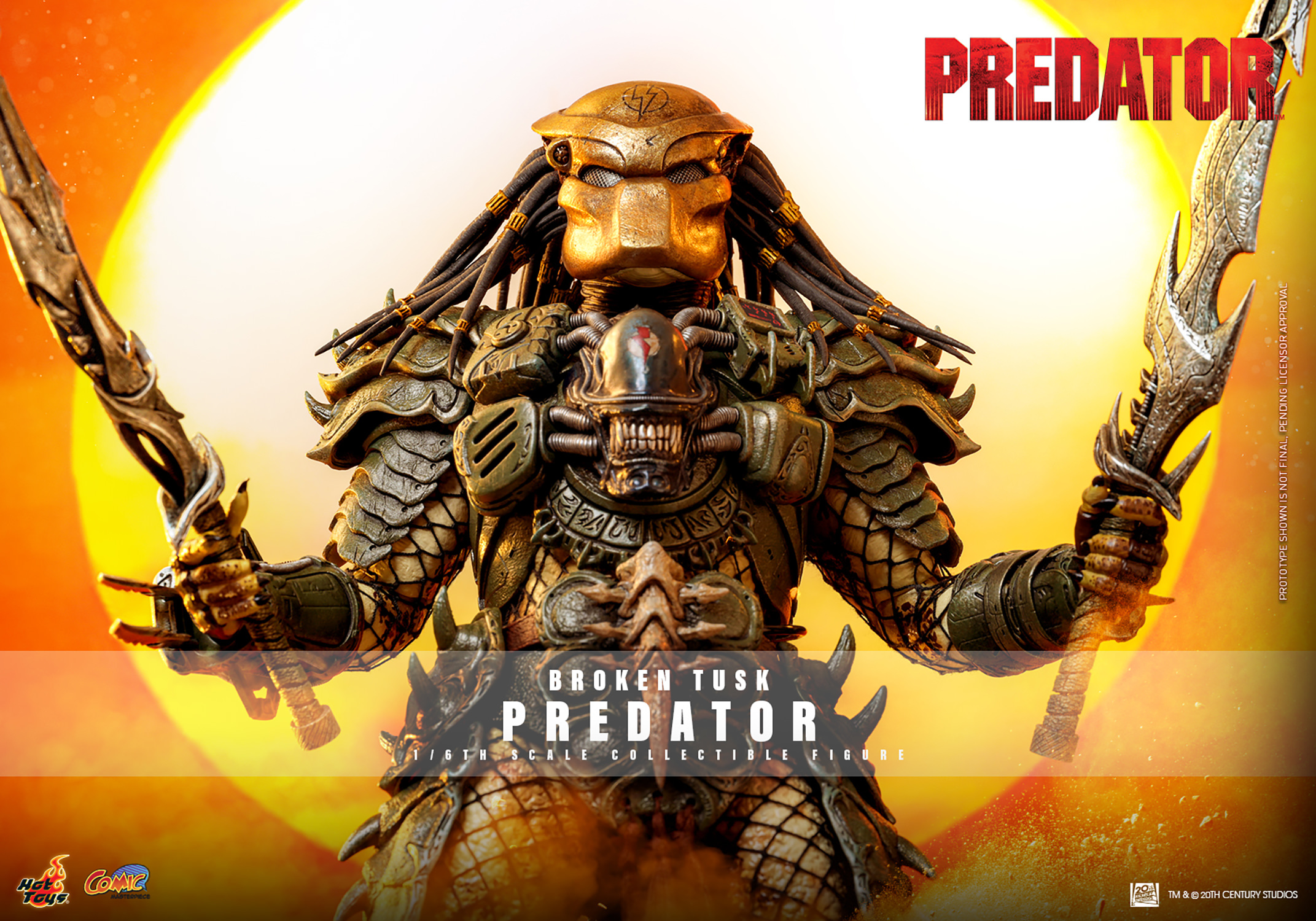 Broken Tusk Predator Hot Toys 1:6 - Imagen 2