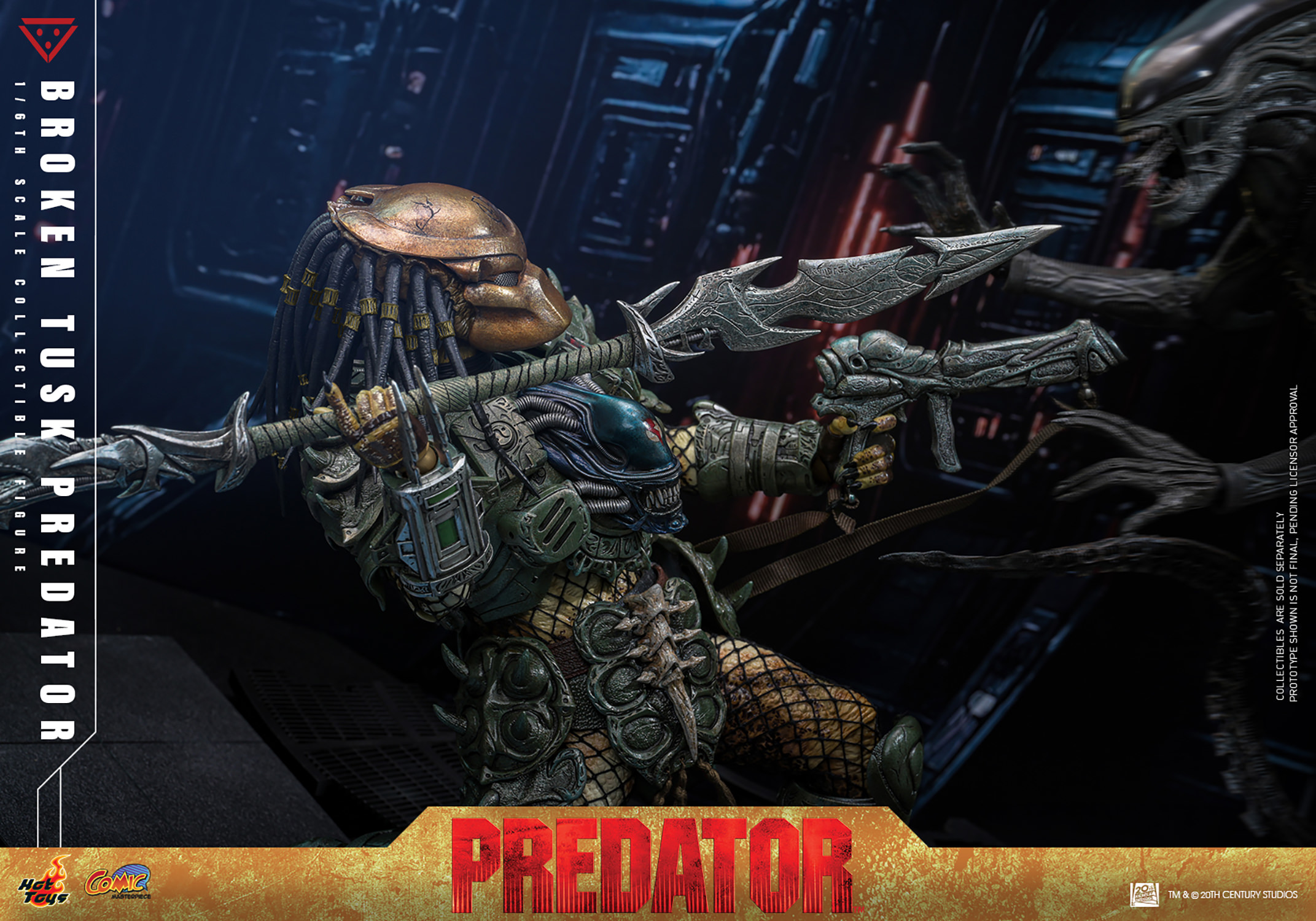 Broken Tusk Predator Hot Toys 1:6 - Imagen 19