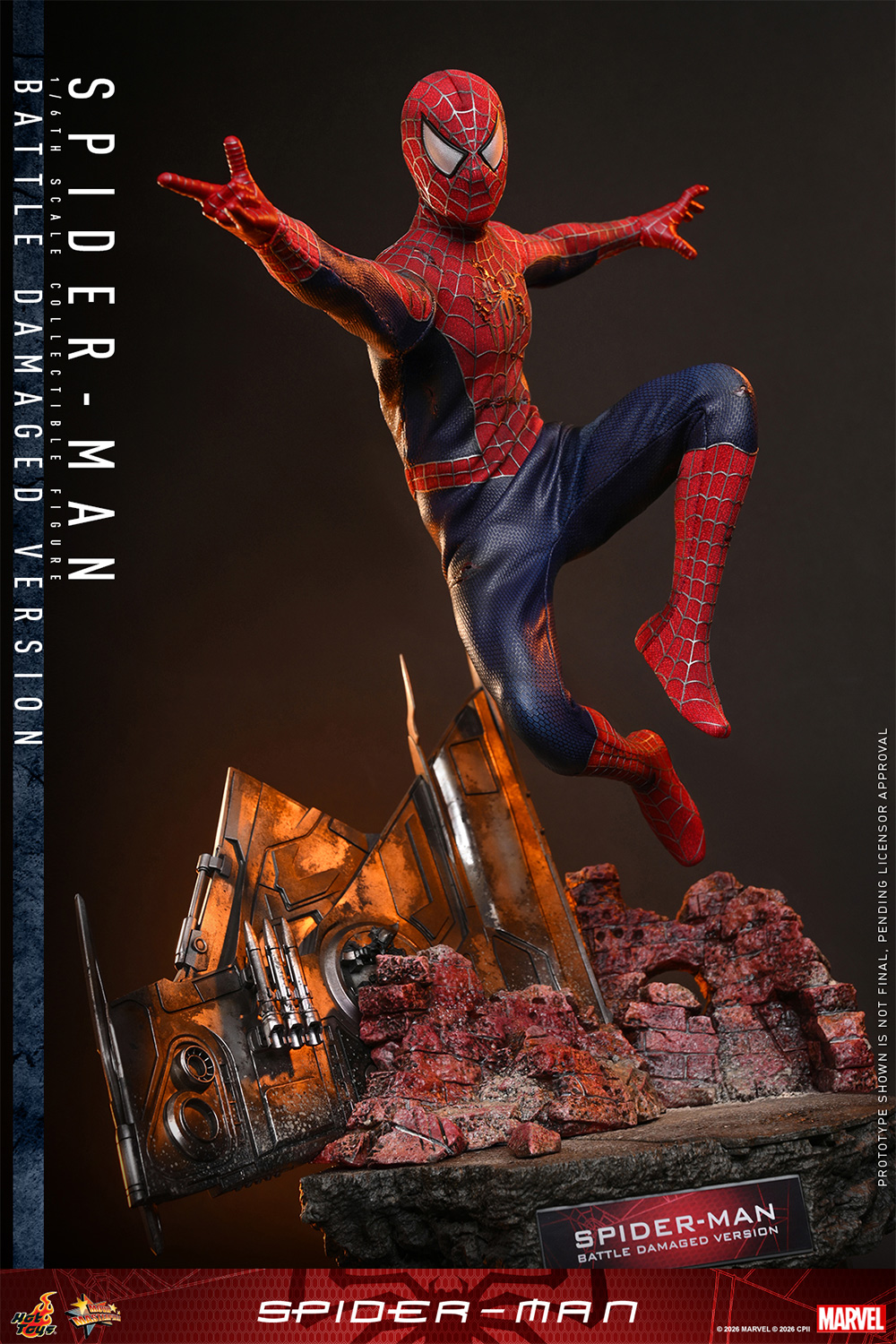 Spider-Man (Battle Damaged Version) by Hot Toys - Imagen 11