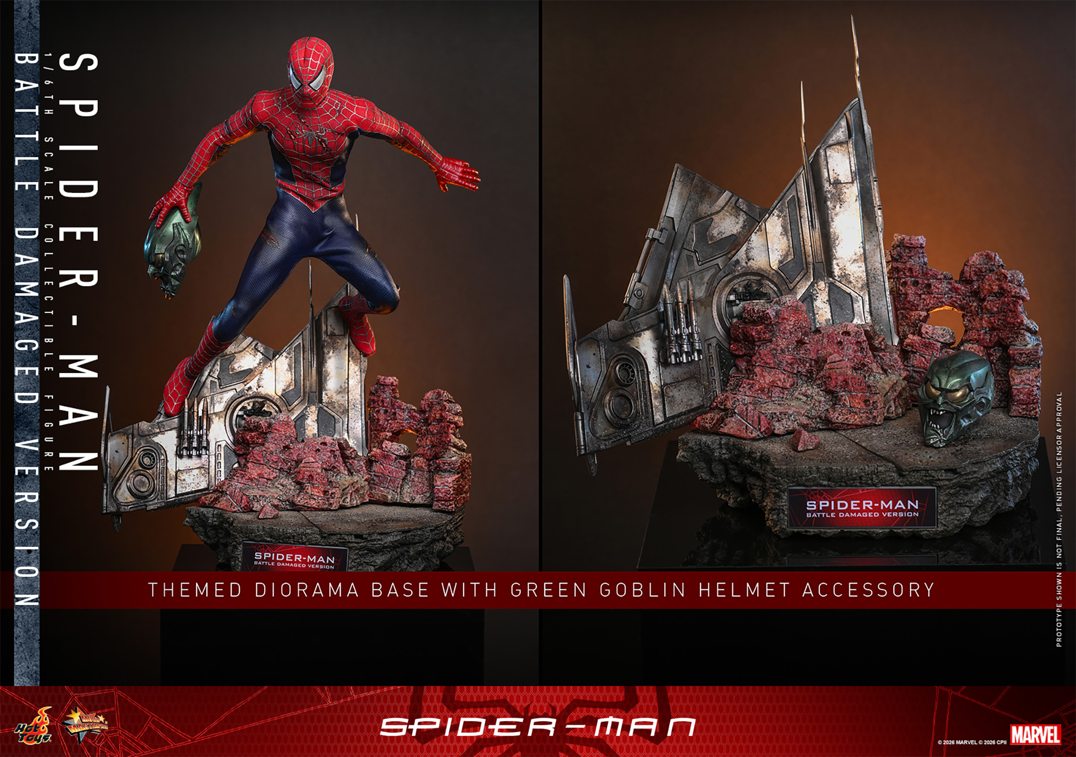 Spider-Man (Battle Damaged Version) by Hot Toys - Imagen 3