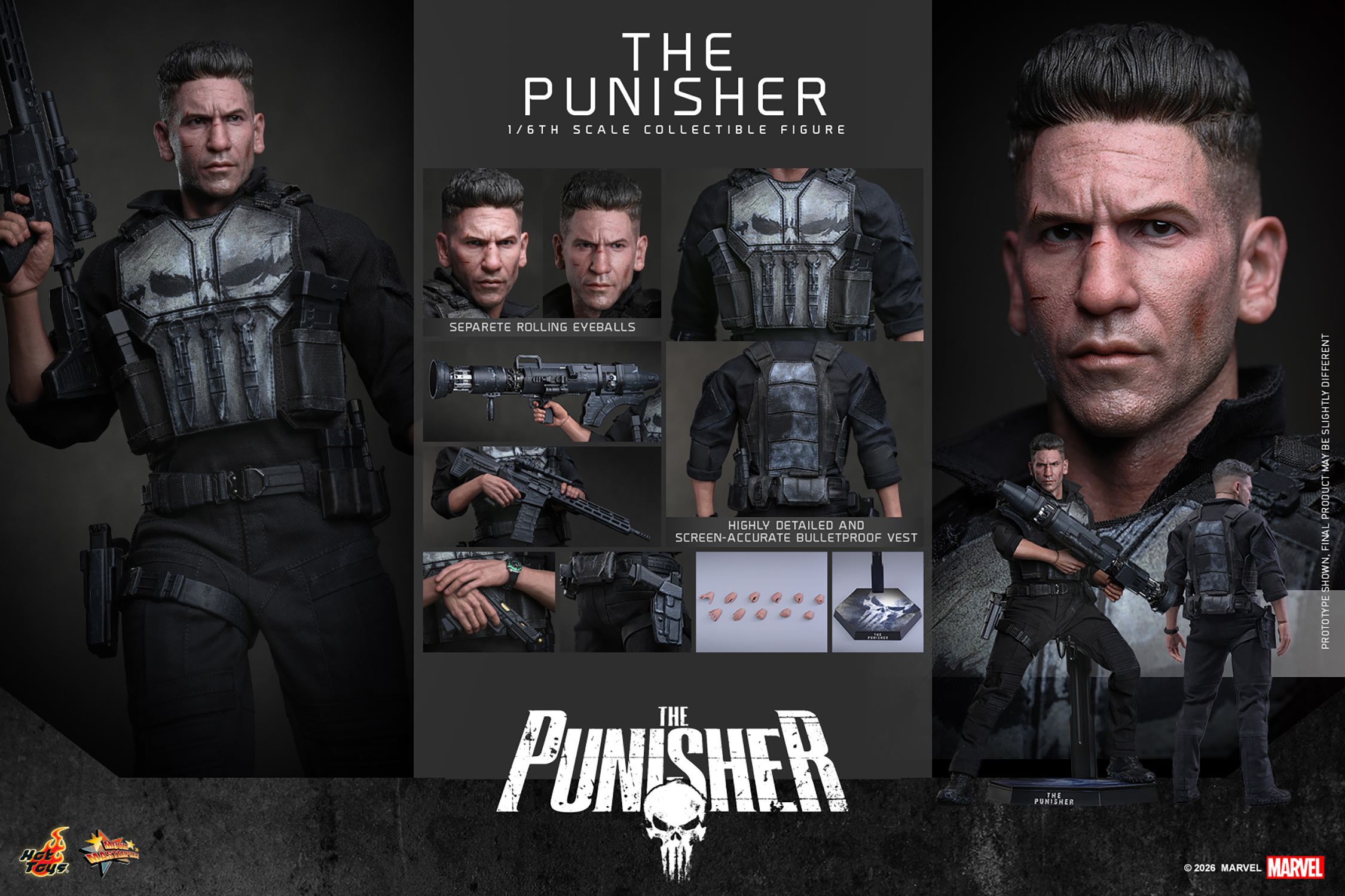 The Punisher Sixth Scale Figure Hot Toys