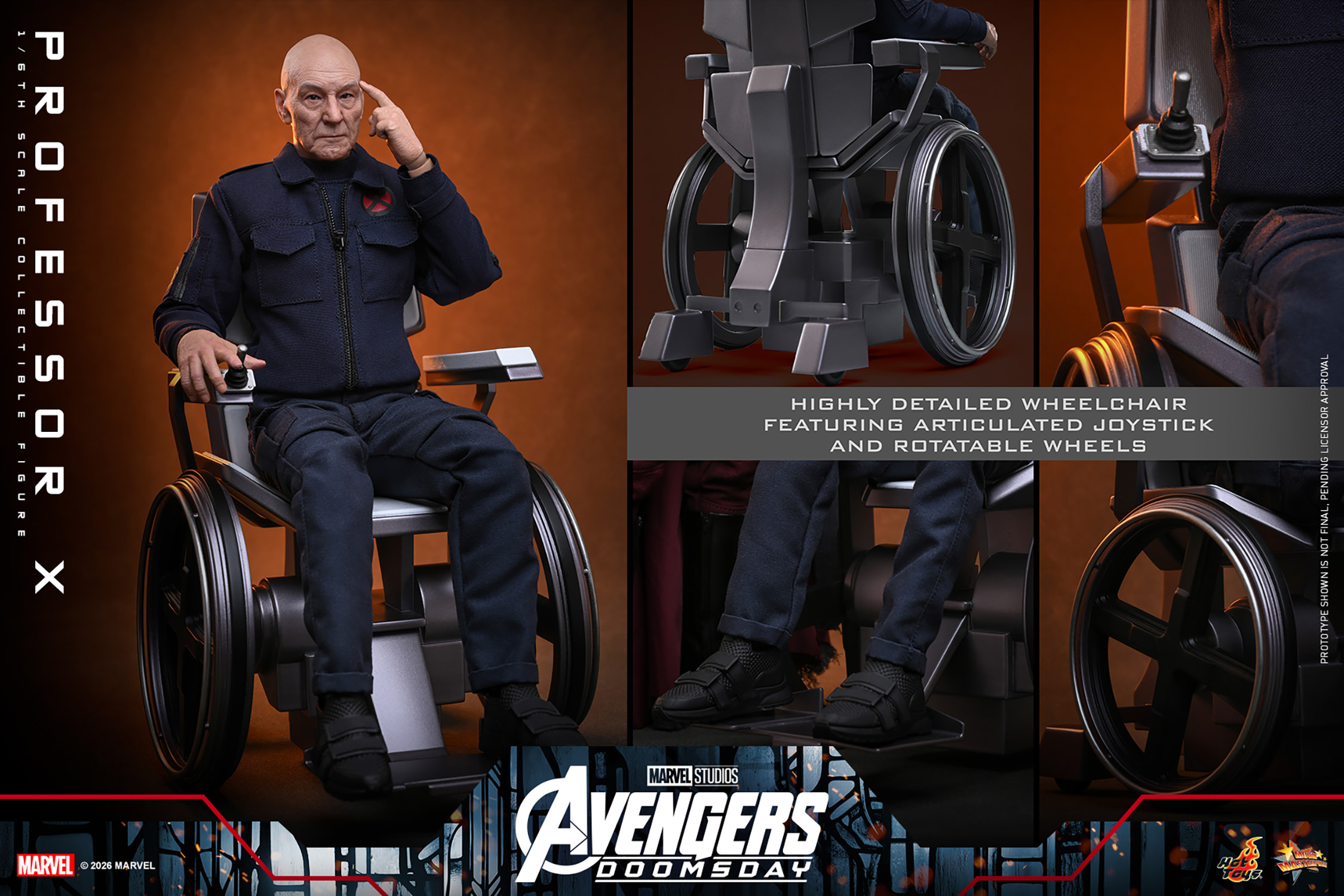 Professor X Sixth Scale Figure - Imagen 16