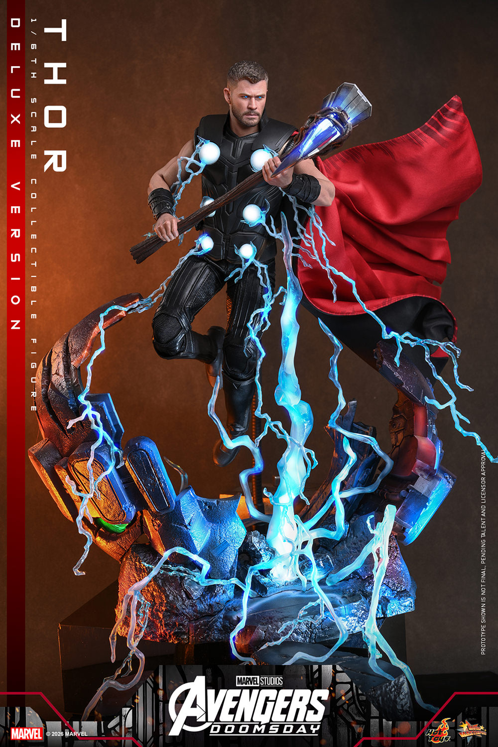 Thor (Deluxe Version) Sixth Scale Figure Hot Toys - Imagen 2
