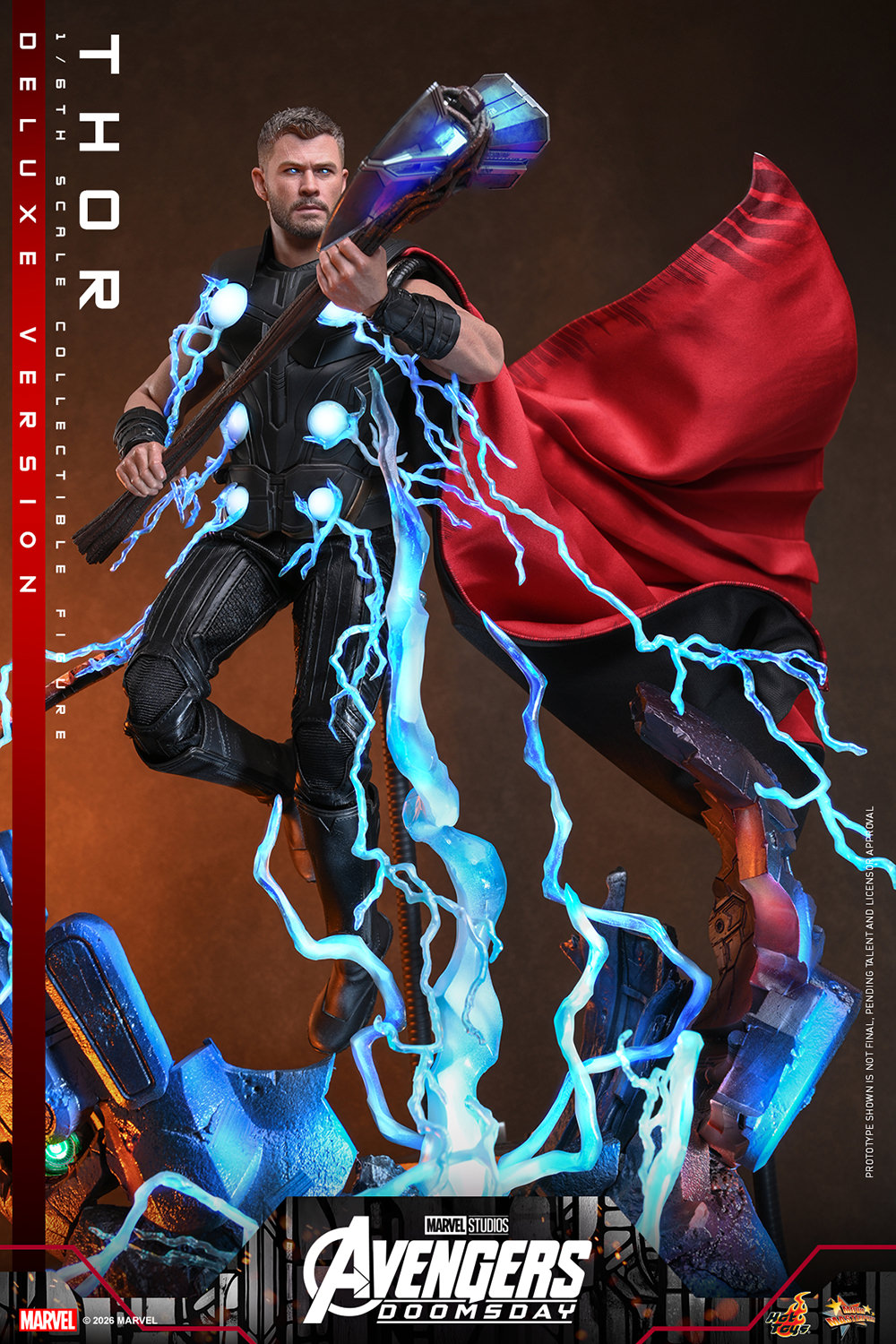 Thor (Deluxe Version) Sixth Scale Figure Hot Toys - Imagen 3