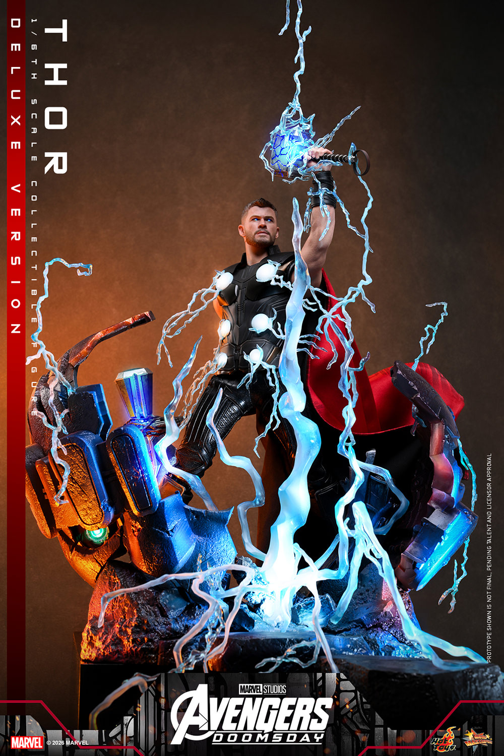 Thor (Deluxe Version) Sixth Scale Figure Hot Toys - Imagen 6