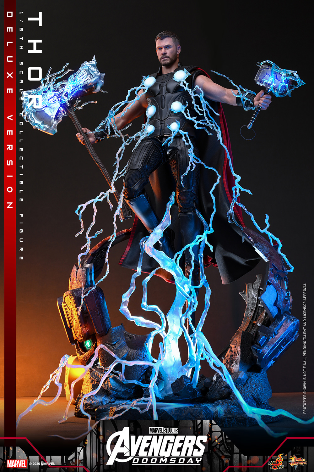 Thor (Deluxe Version) Sixth Scale Figure Hot Toys - Imagen 5