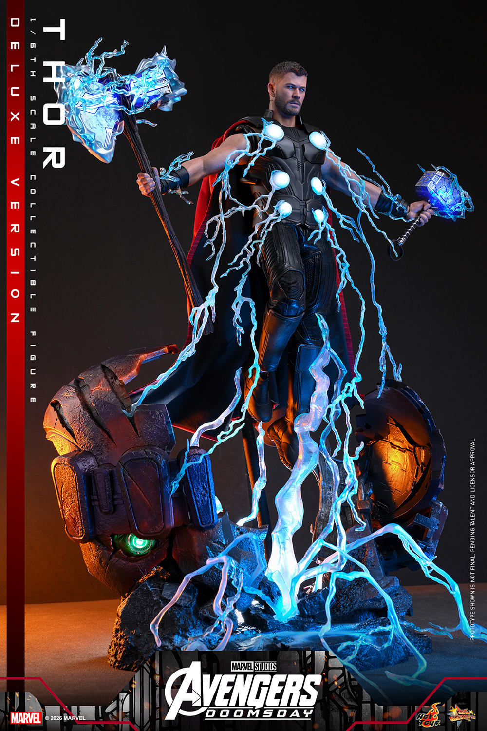 Thor (Deluxe Version) Sixth Scale Figure Hot Toys - Imagen 7