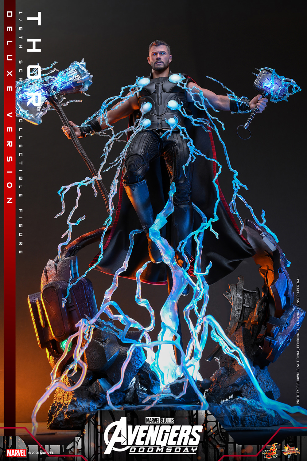 Thor (Deluxe Version) Sixth Scale Figure Hot Toys - Imagen 8