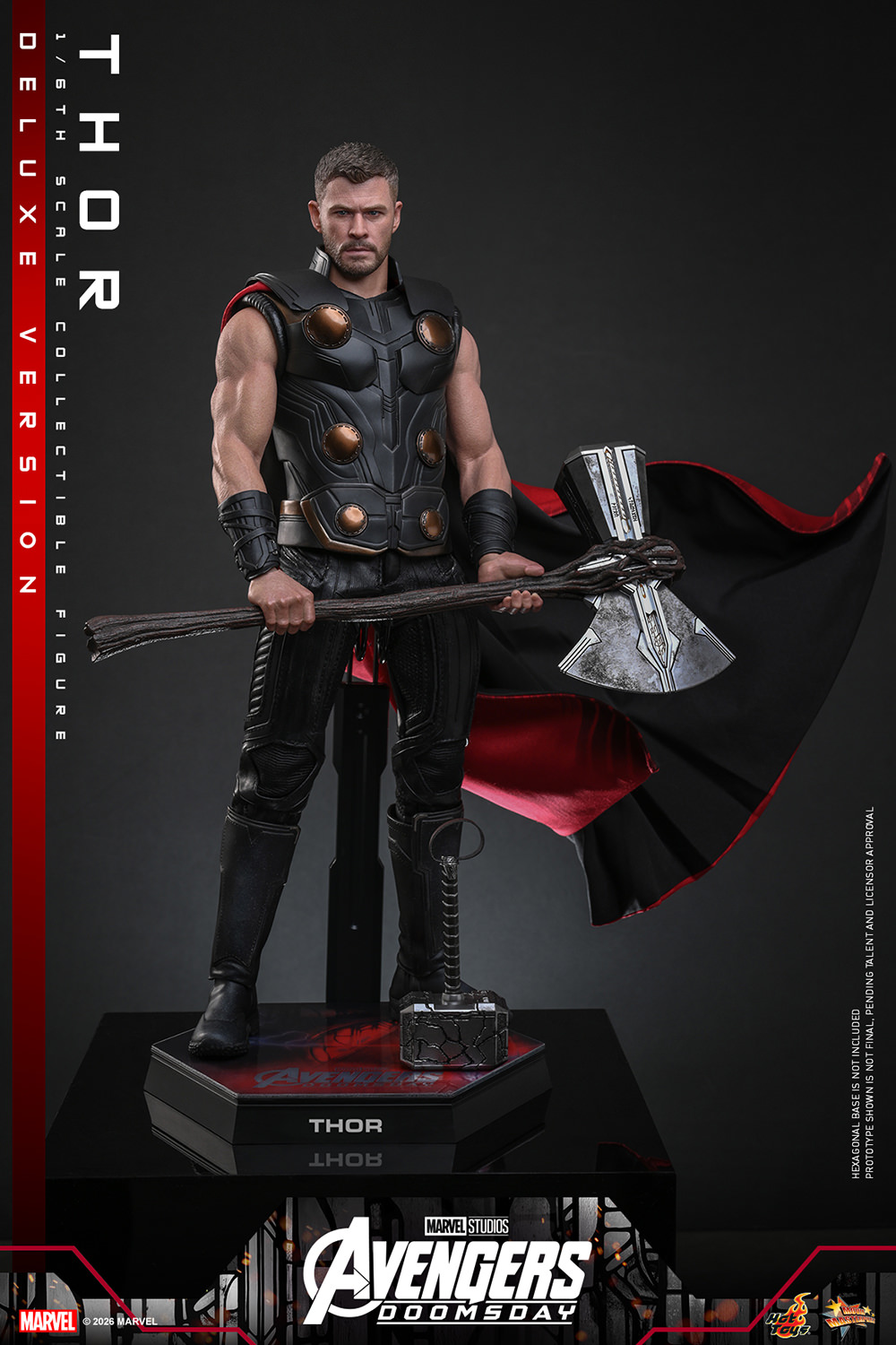 Thor (Deluxe Version) Sixth Scale Figure Hot Toys - Imagen 11