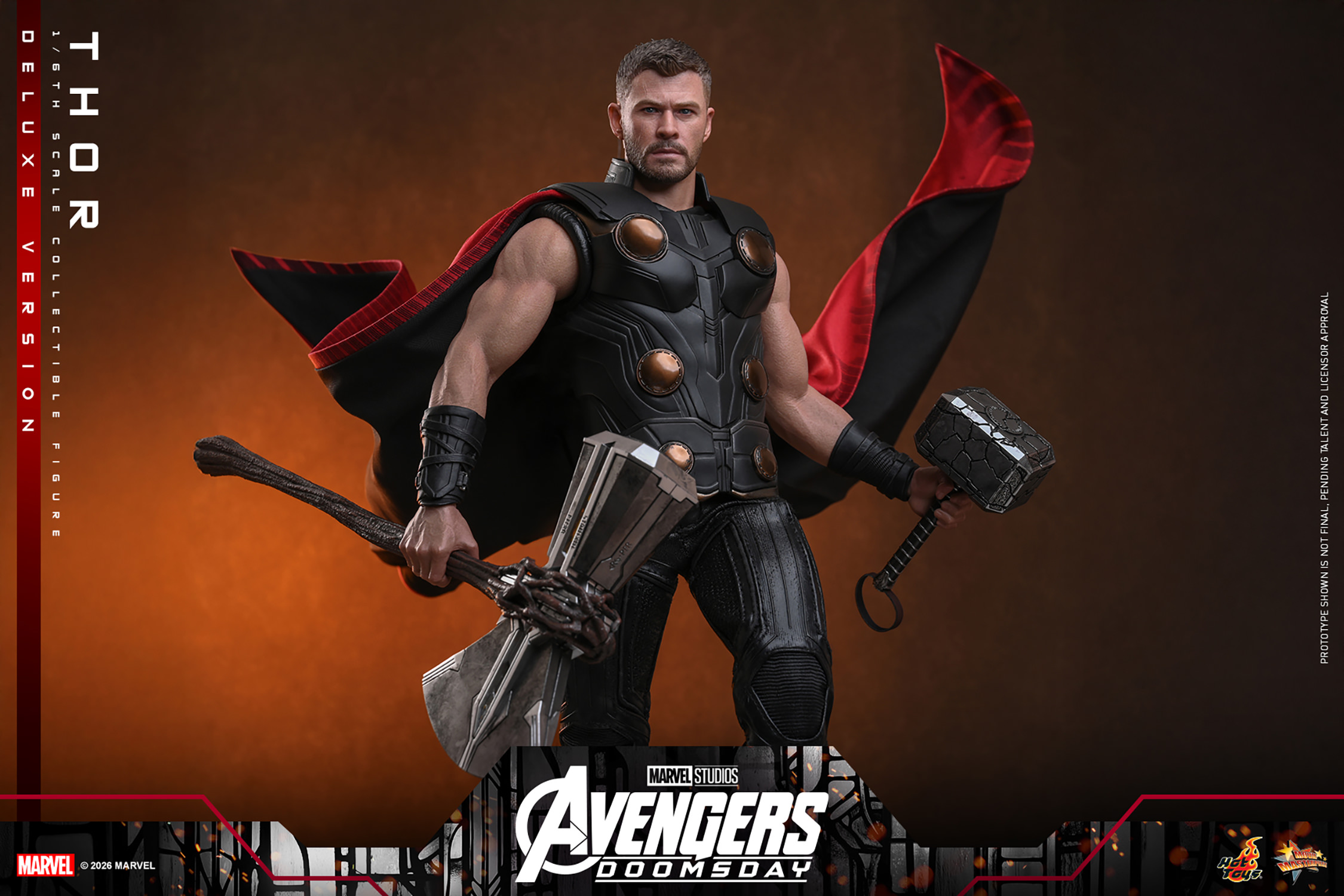 Thor (Deluxe Version) Sixth Scale Figure Hot Toys - Imagen 13