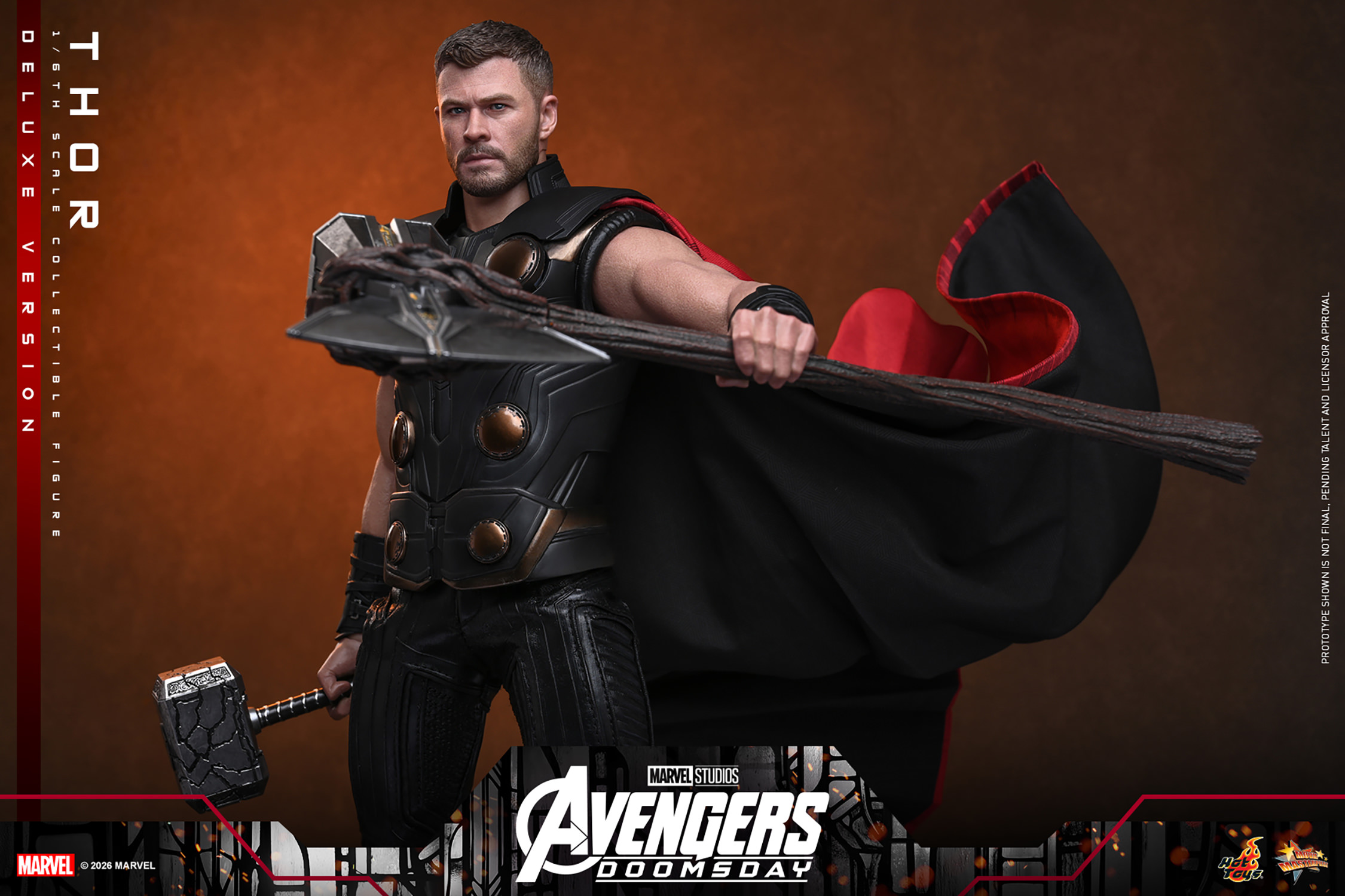 Thor (Deluxe Version) Sixth Scale Figure Hot Toys - Imagen 14