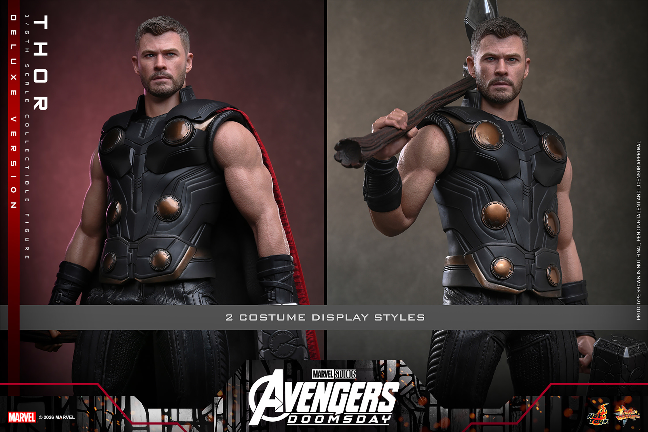 Thor (Deluxe Version) Sixth Scale Figure Hot Toys - Imagen 16